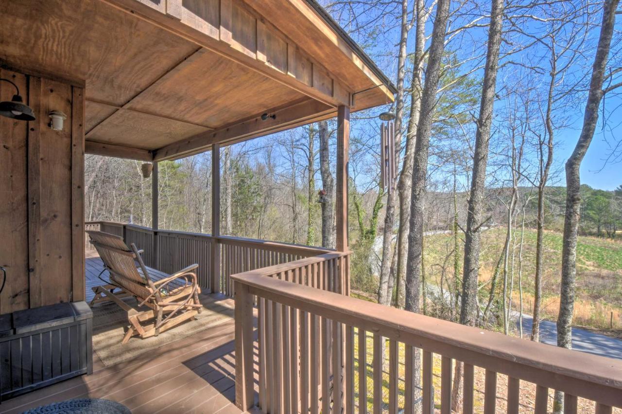 Helen Cabin With Deck And Hot Tub Less Than Half Mi To Main St ภายนอก รูปภาพ